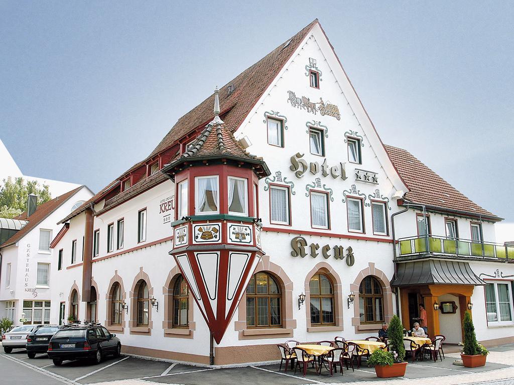 Hotel Kreuz Gaestehaus Und Lauchertbar Mit Terrasse Gammertingen Екстер'єр фото